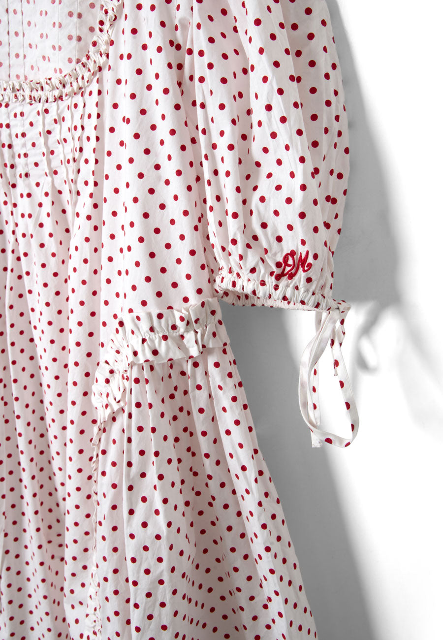 Damson Madder Meri Mini Dress Red Spot