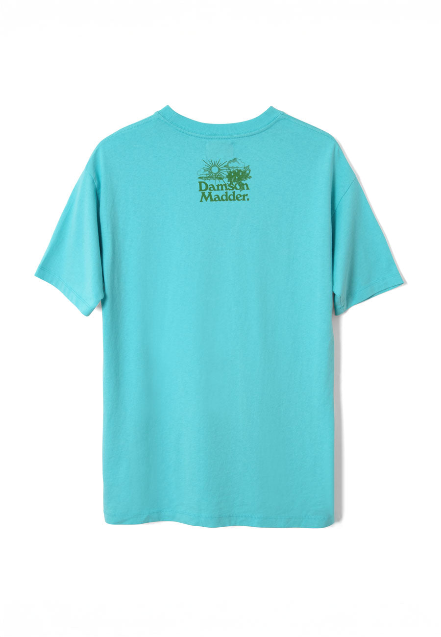 Damson Madder Miraculous Garden Graphic Tee Aqua