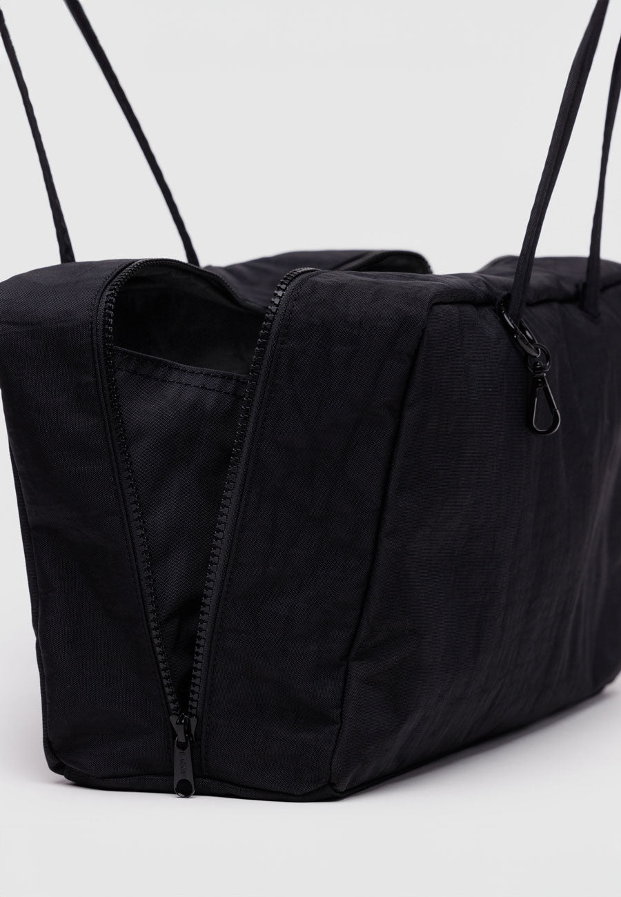 Baggu Medium Nylon Bowler Bag Black