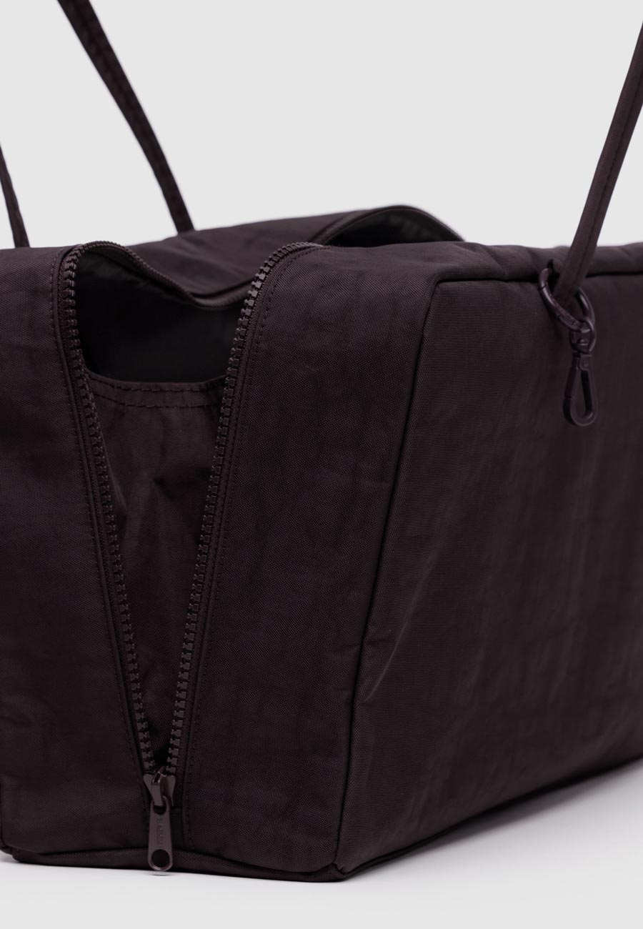 Baggu Medium Nylon Bowler Bag Chocolate Plum
