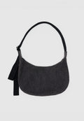 Baggu Medium Denim Crescent Bag Washed Black Denim