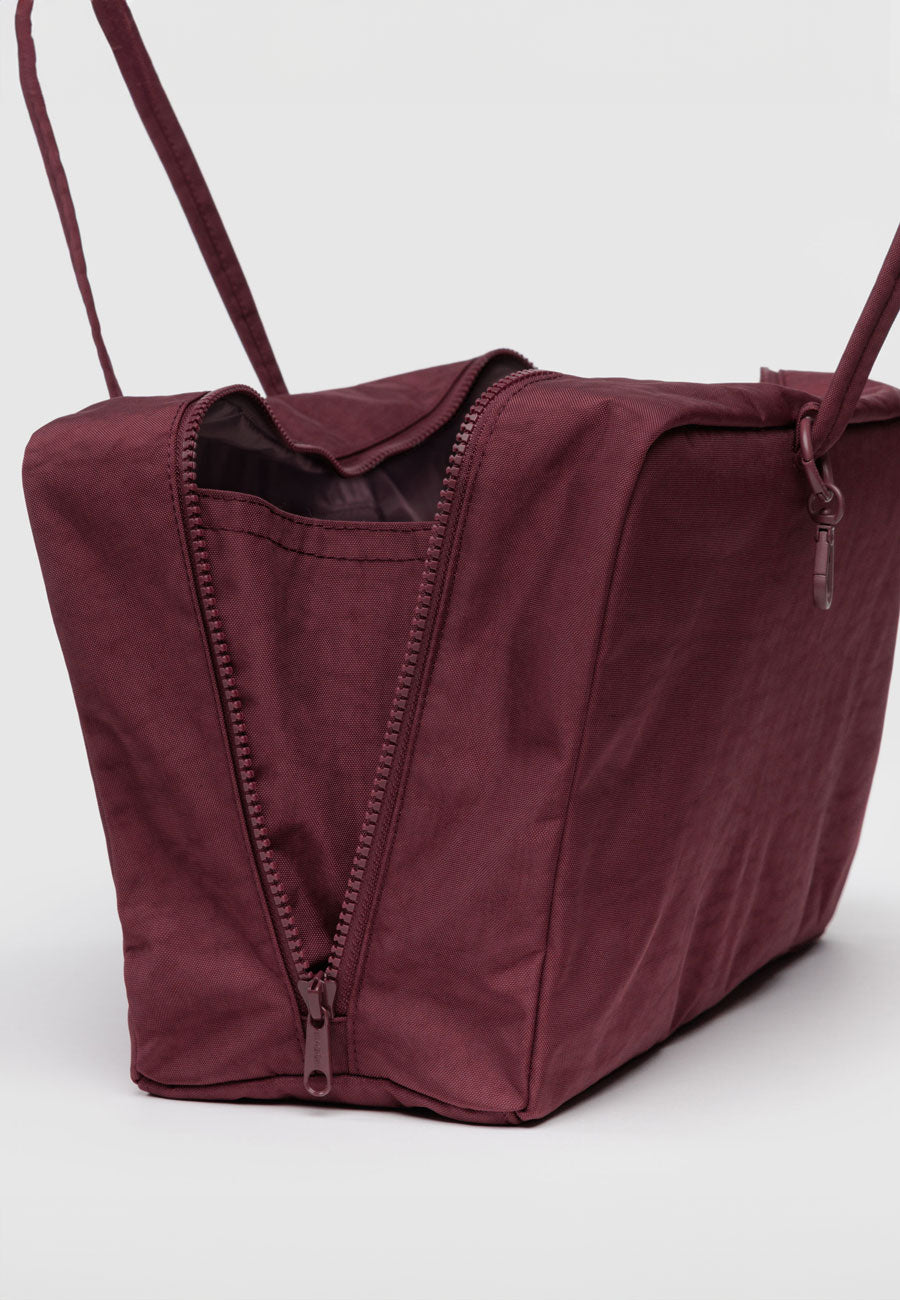 Baggu Medium Nylon Bowler Bag Mahogany