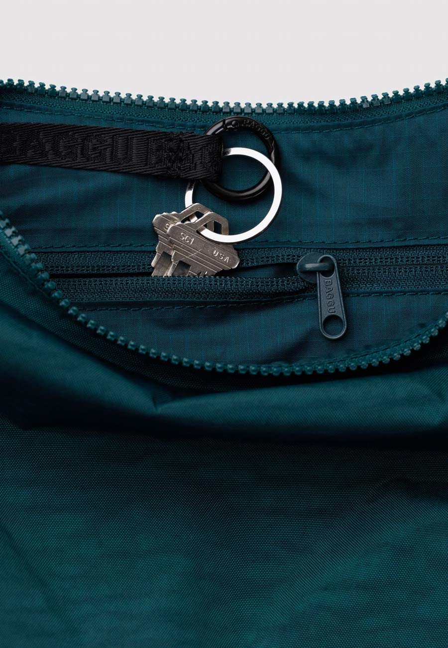 Baggu Medium Nylon Crescent Bag Deep Sea