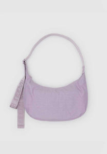 Baggu Medium Nylon Crescent Bag Dusty Pink