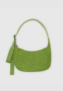 Baggu Medium Nylon Crescent Bag Green Juice