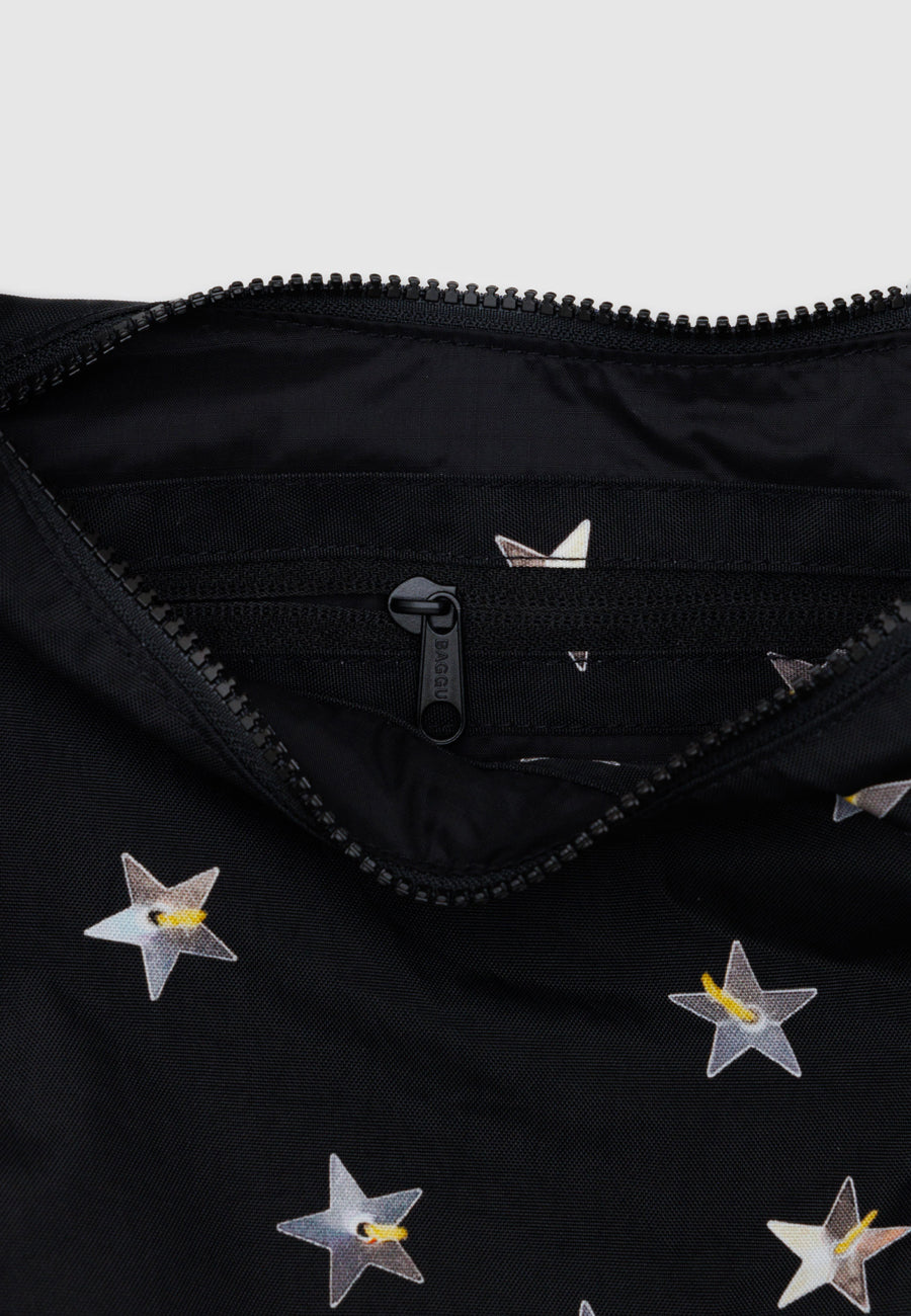 Baggu Medium Nylon Crescent Bag Stars