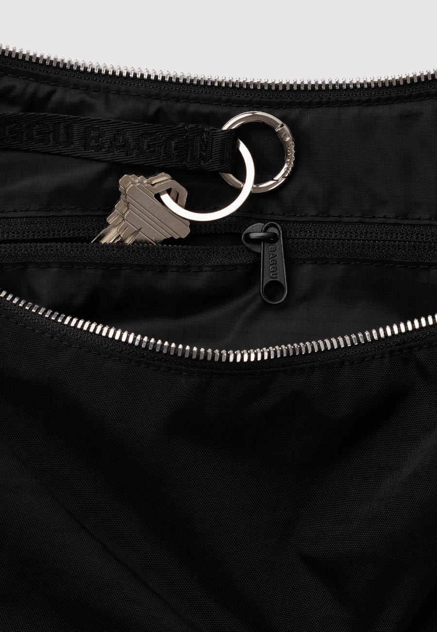 Baggu Medium Nylon Crescent Bag Studs