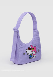 Baggu Mini Nylon Shoulder Bag Embroidered Hello Kitty & My Melody