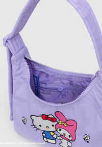 Baggu Mini Nylon Shoulder Bag Embroidered Hello Kitty & My Melody