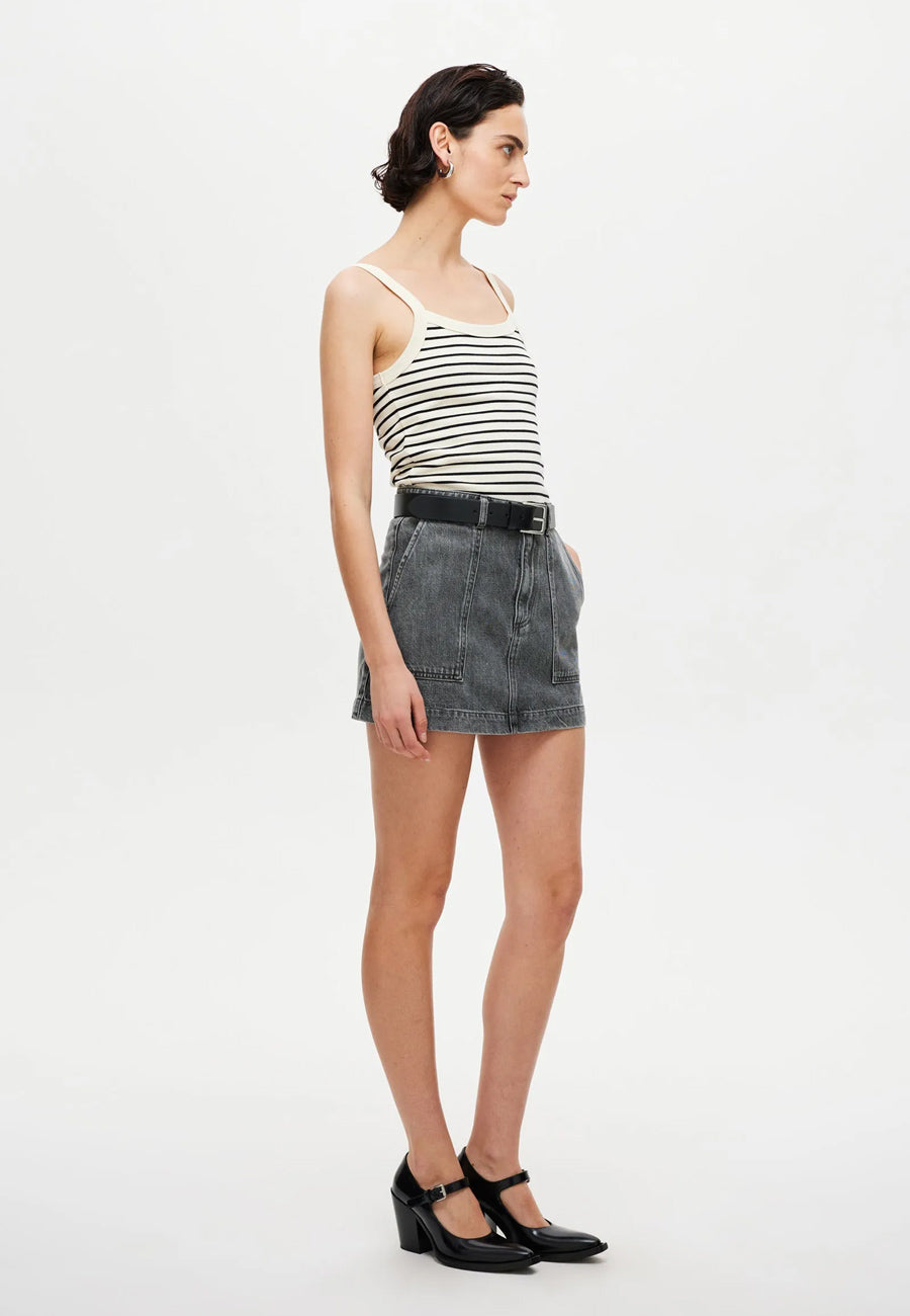 Neuw Resort Stripe Tank Ivory