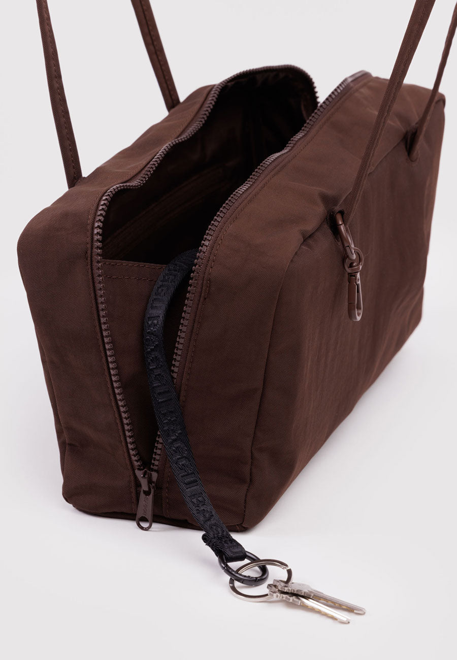 Baggu Nylon Bowler Bag Coffee