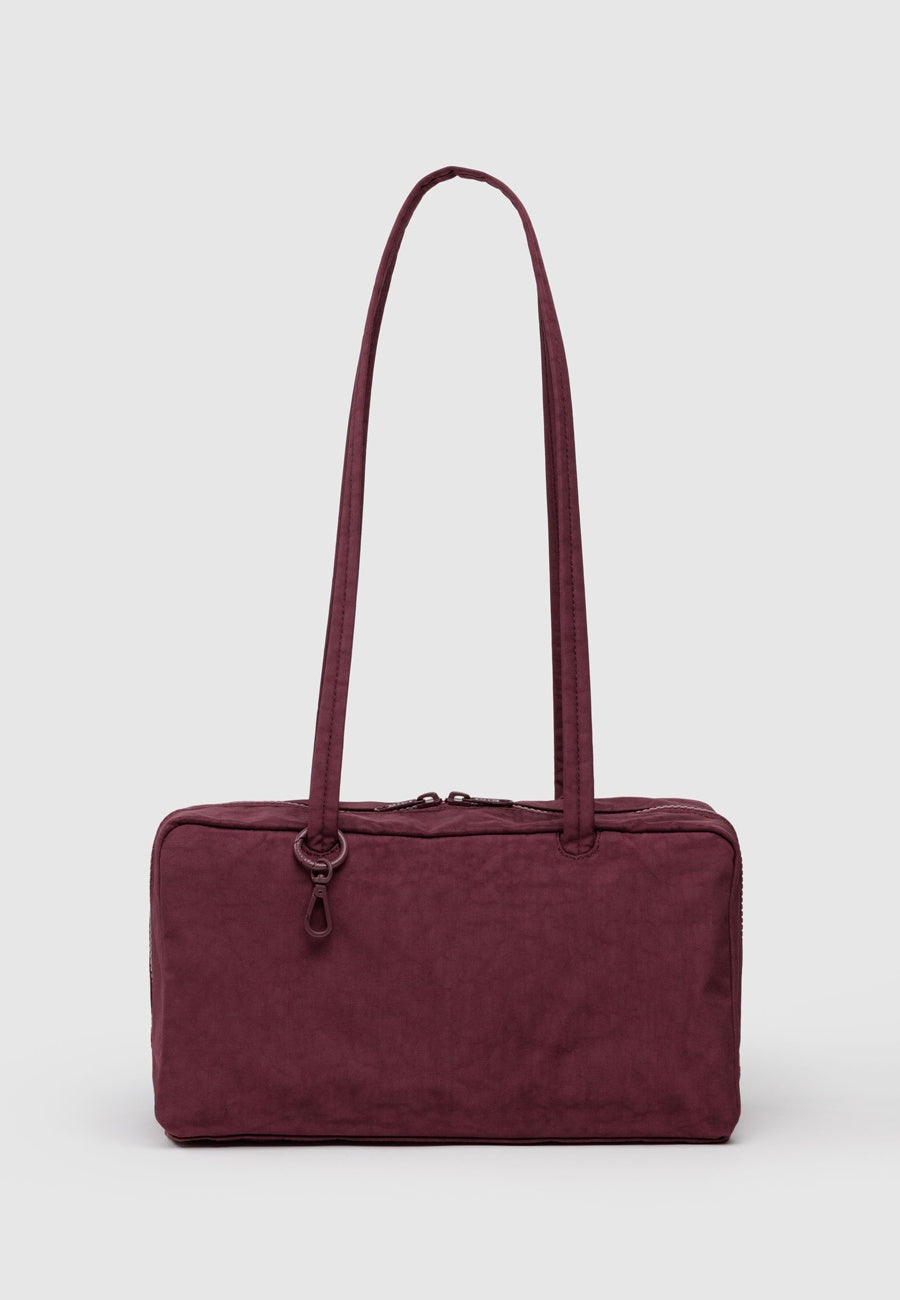 Baggu Nylon Bowler Bag Mahogany