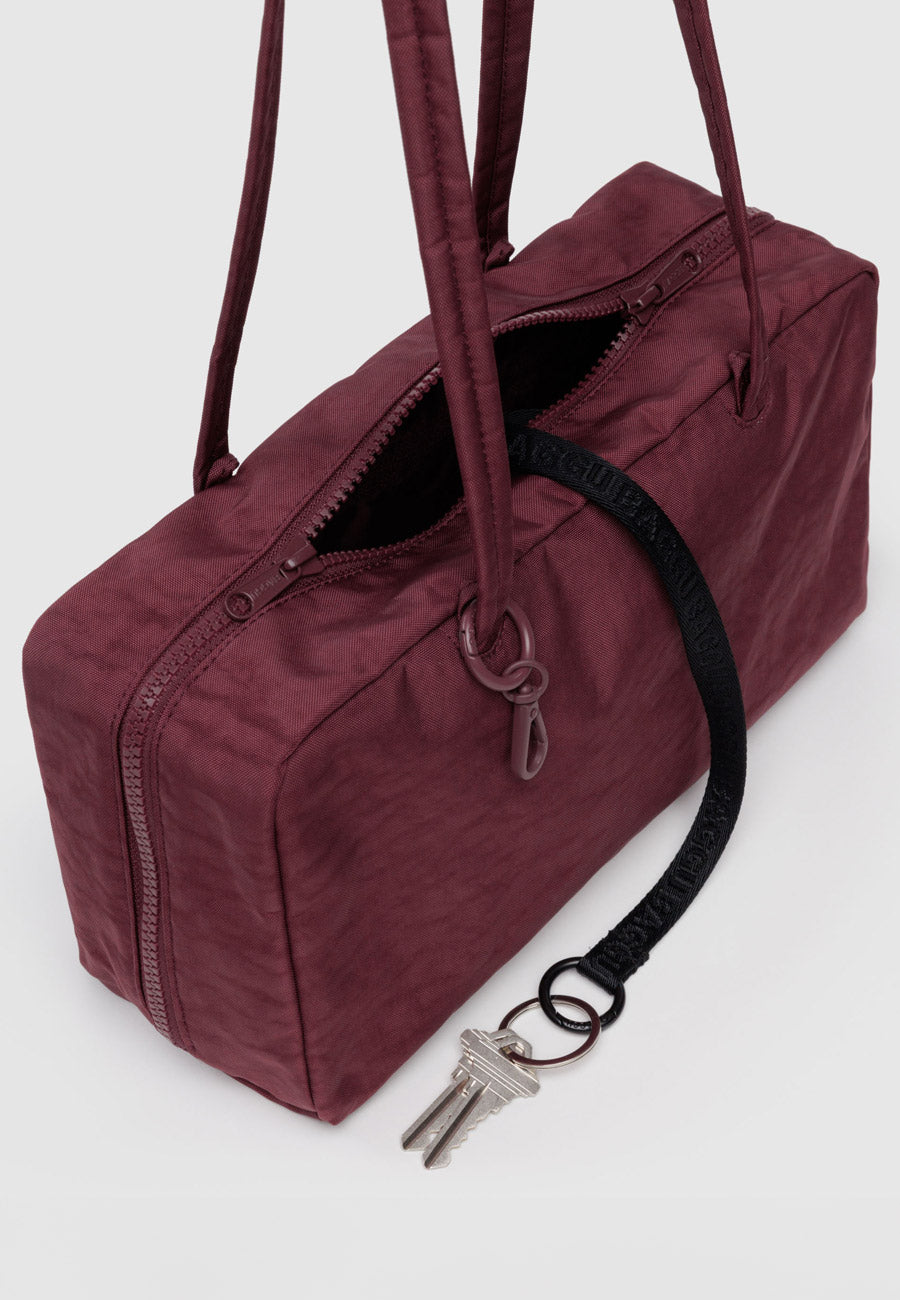 Baggu Nylon Bowler Bag Mahogany
