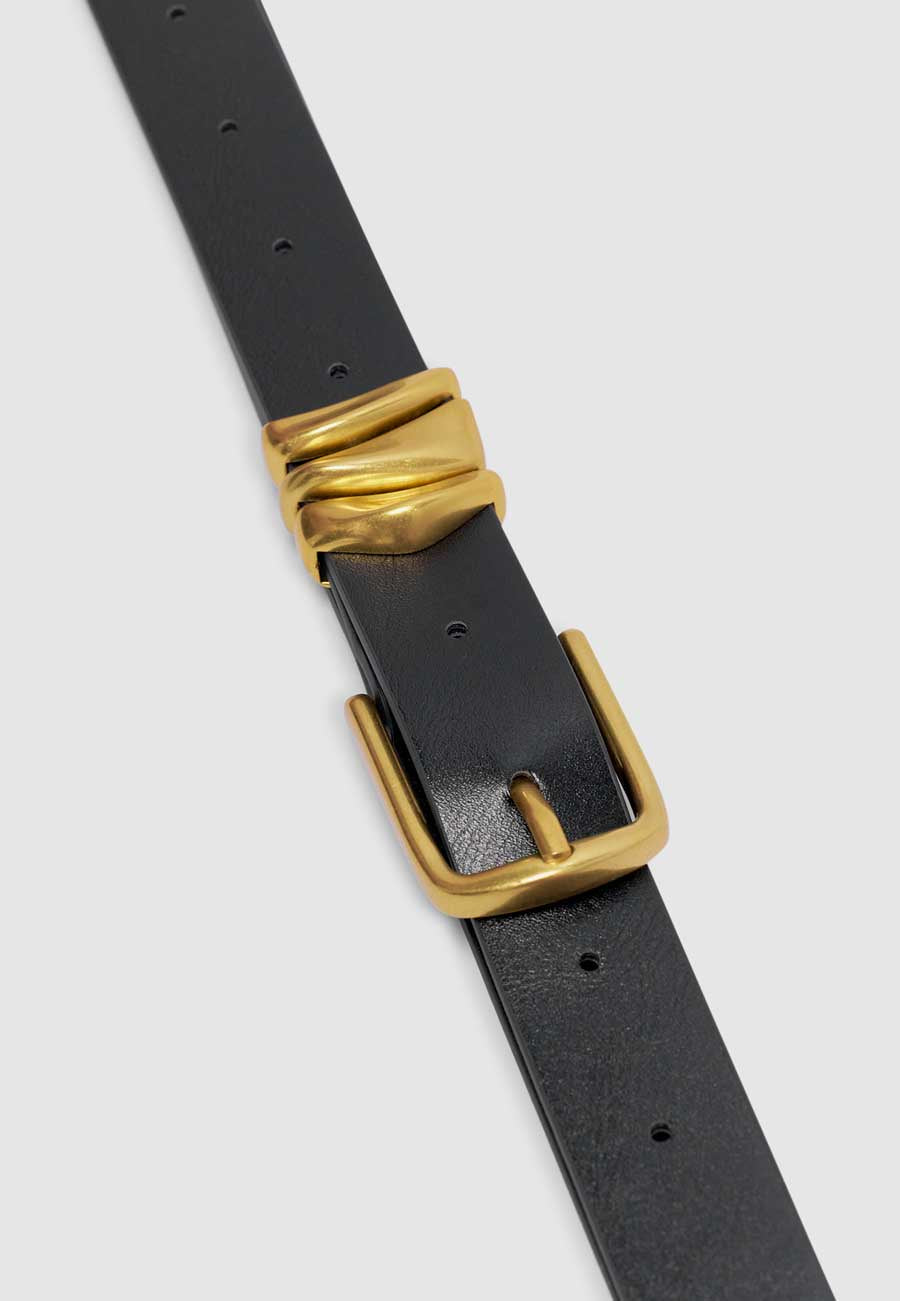 Brie Leon Organica Belt Black/Gold