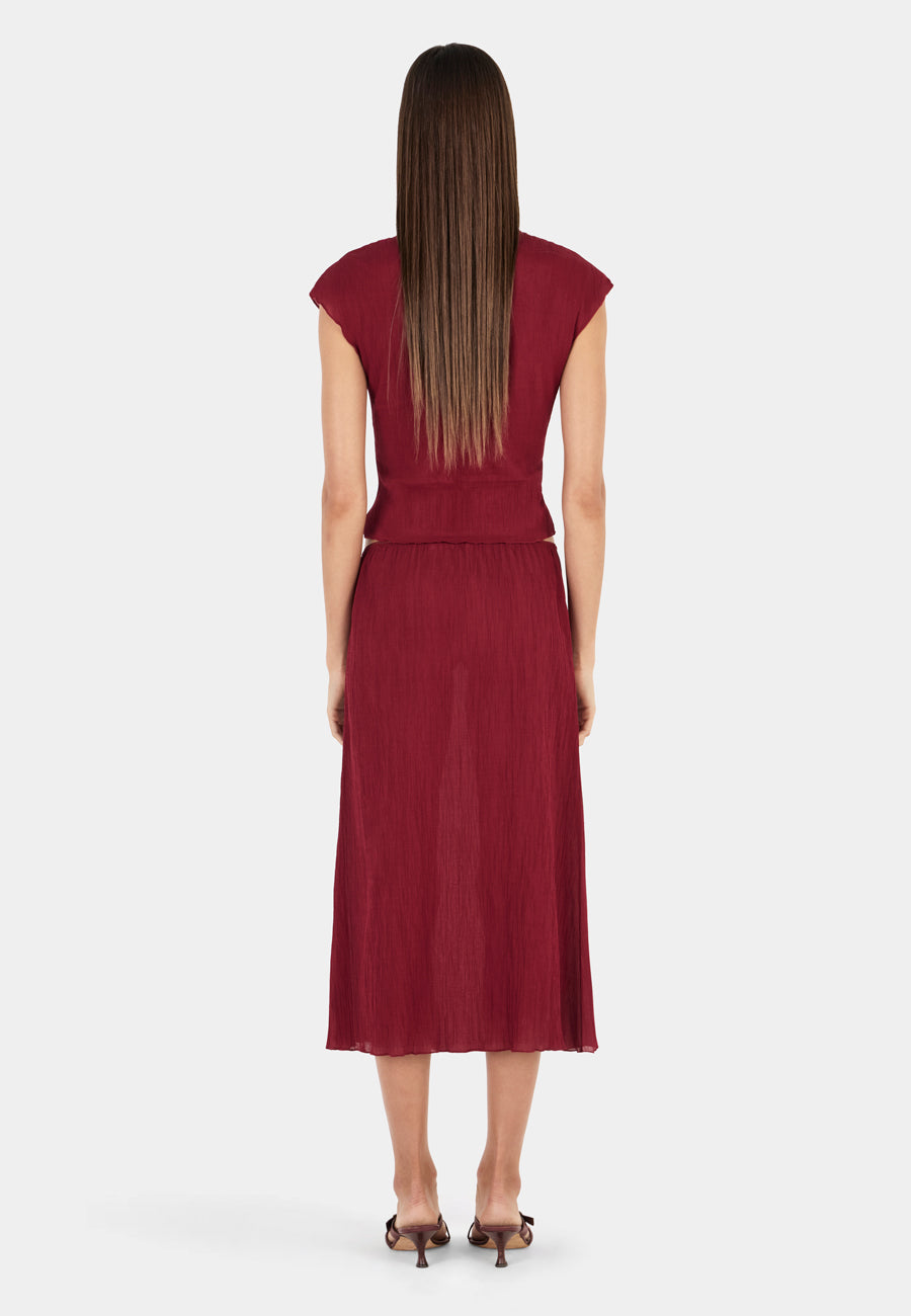 Ownley Rita Top Crimson