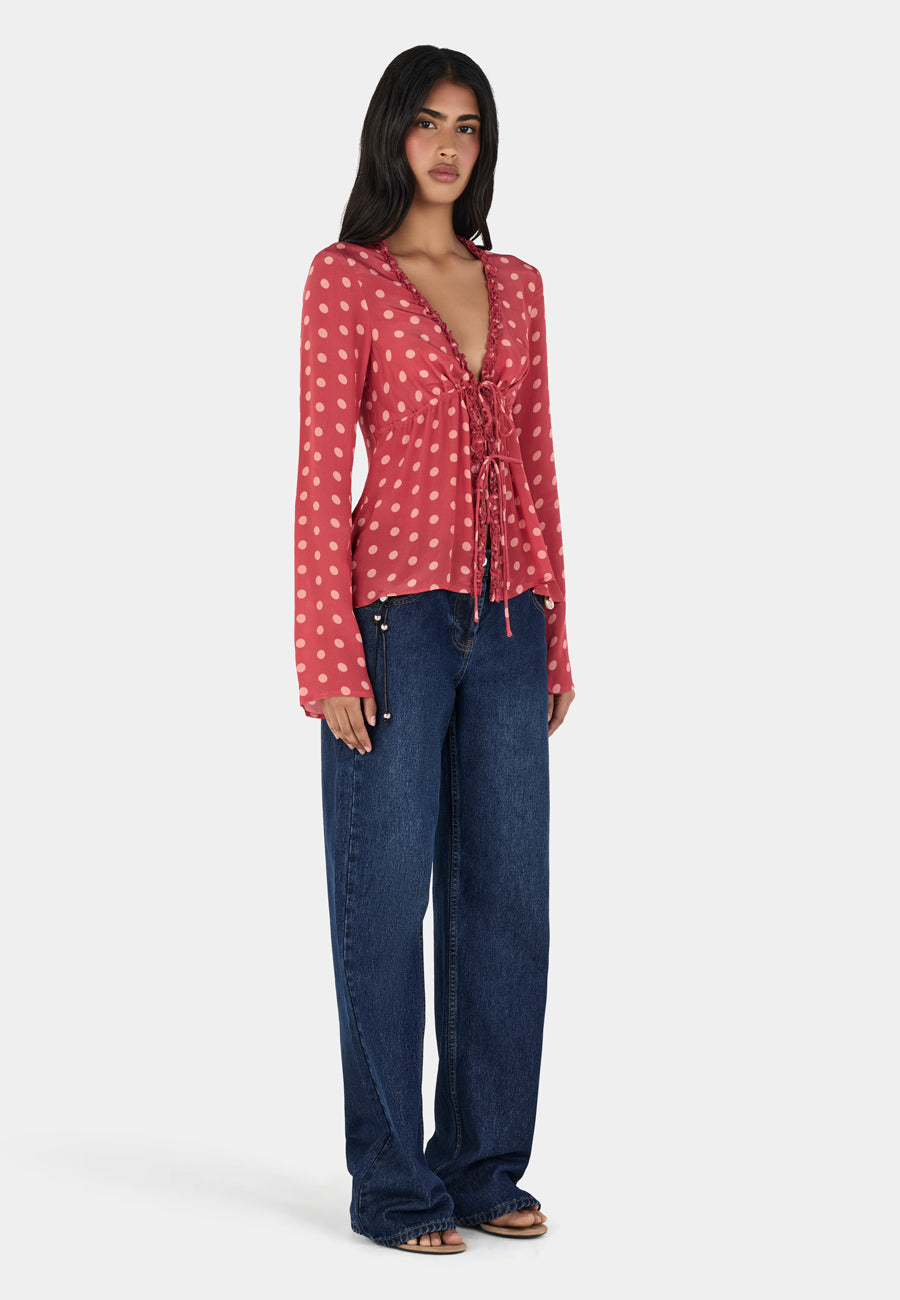 Ownley Kris Top Polka Spice