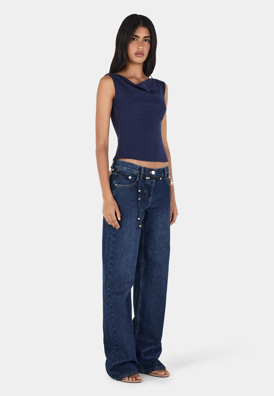 Ownley Maisie Top Indigo