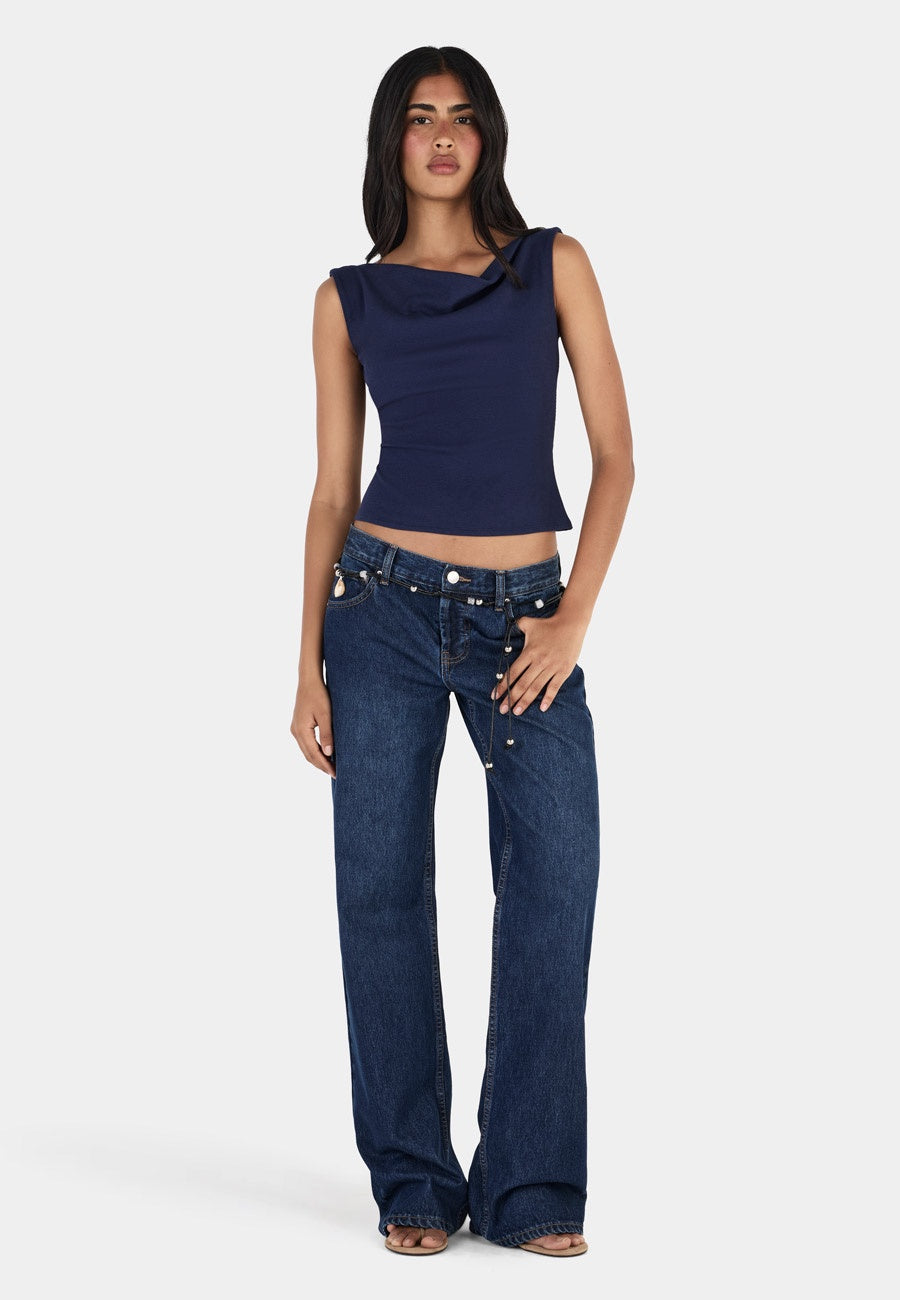 Ownley Maisie Top Indigo