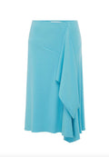 Olga Joan Flounce Skirt Acqua