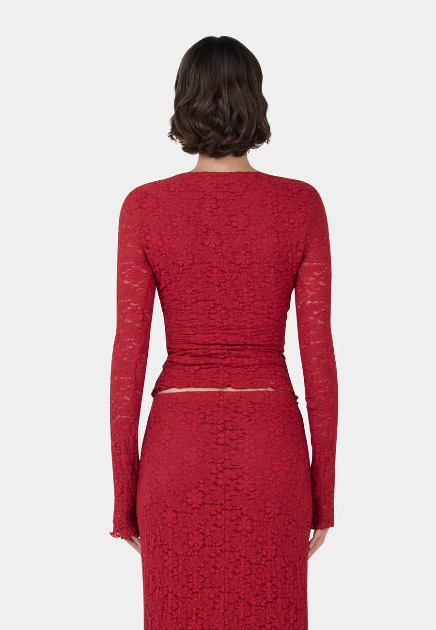 Ownley Olive Top Tango Red