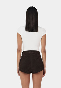 Ownley Rina Keyhole Tee Ivory