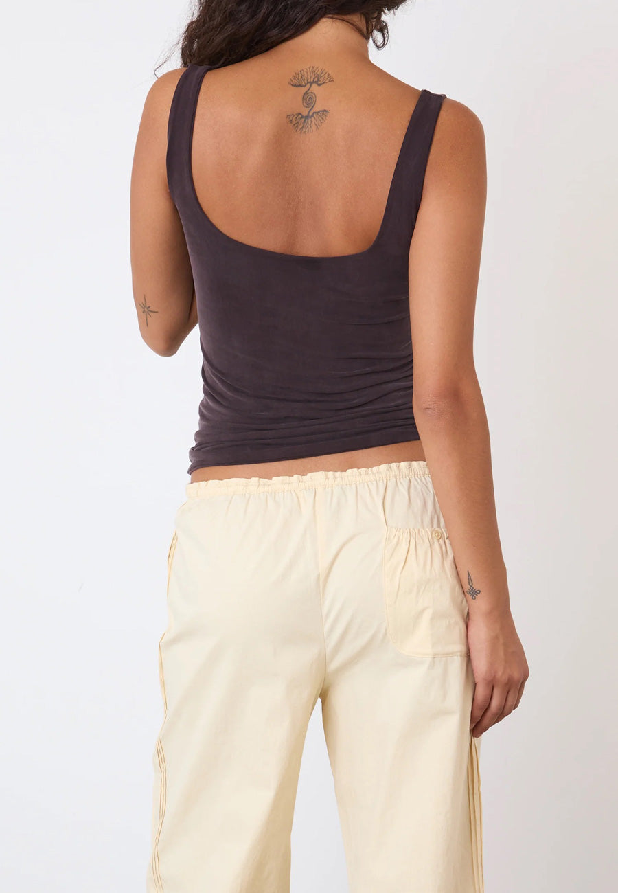 Peachy Den Kylie Vest Cupro Chocolate