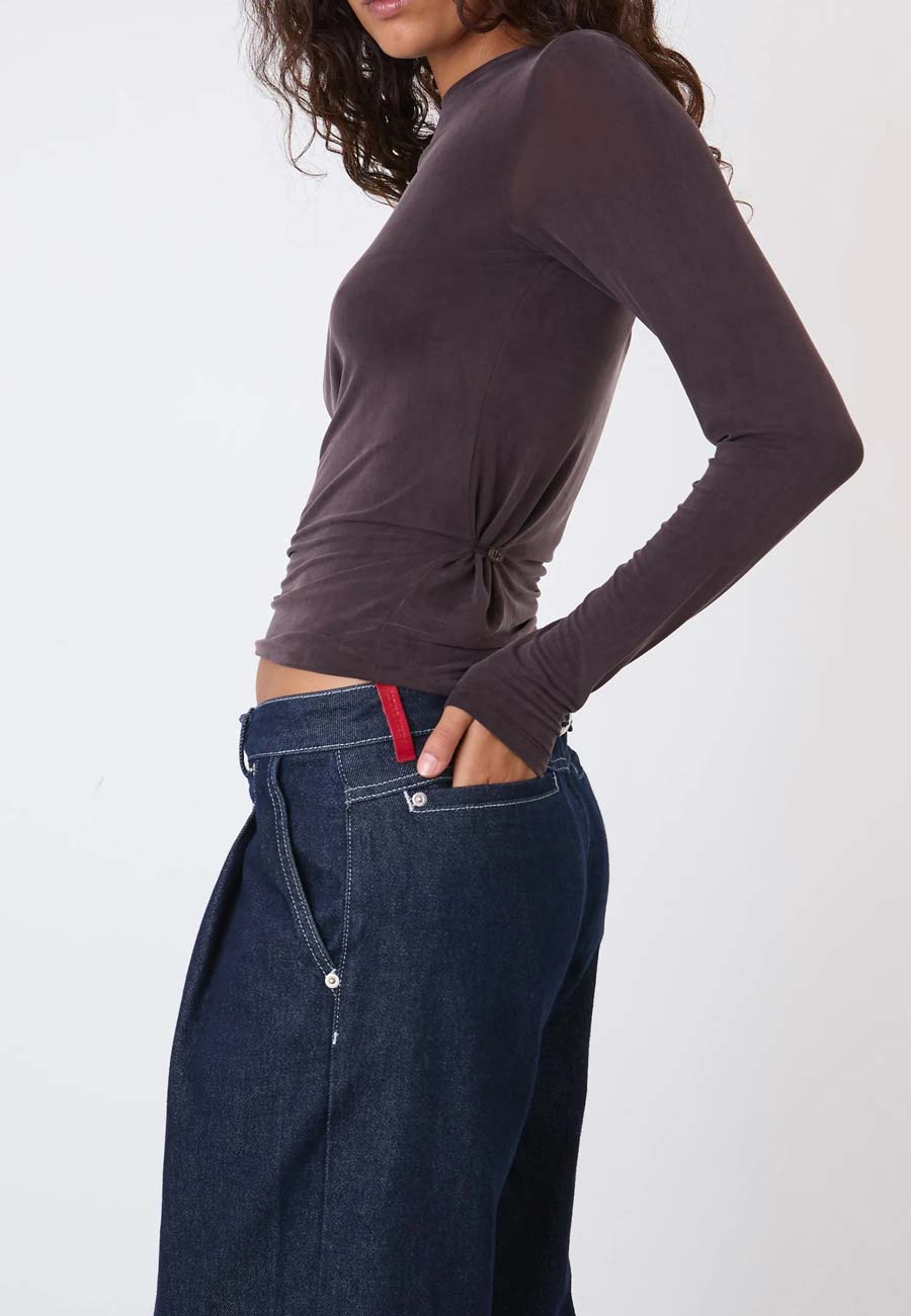 Peachy Den Kylie Long Sleeve Chocolate