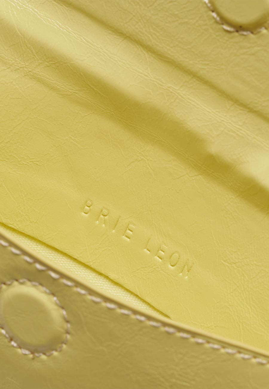 Brie Leon Pocket Bag Artichoke Glossy Crinkle