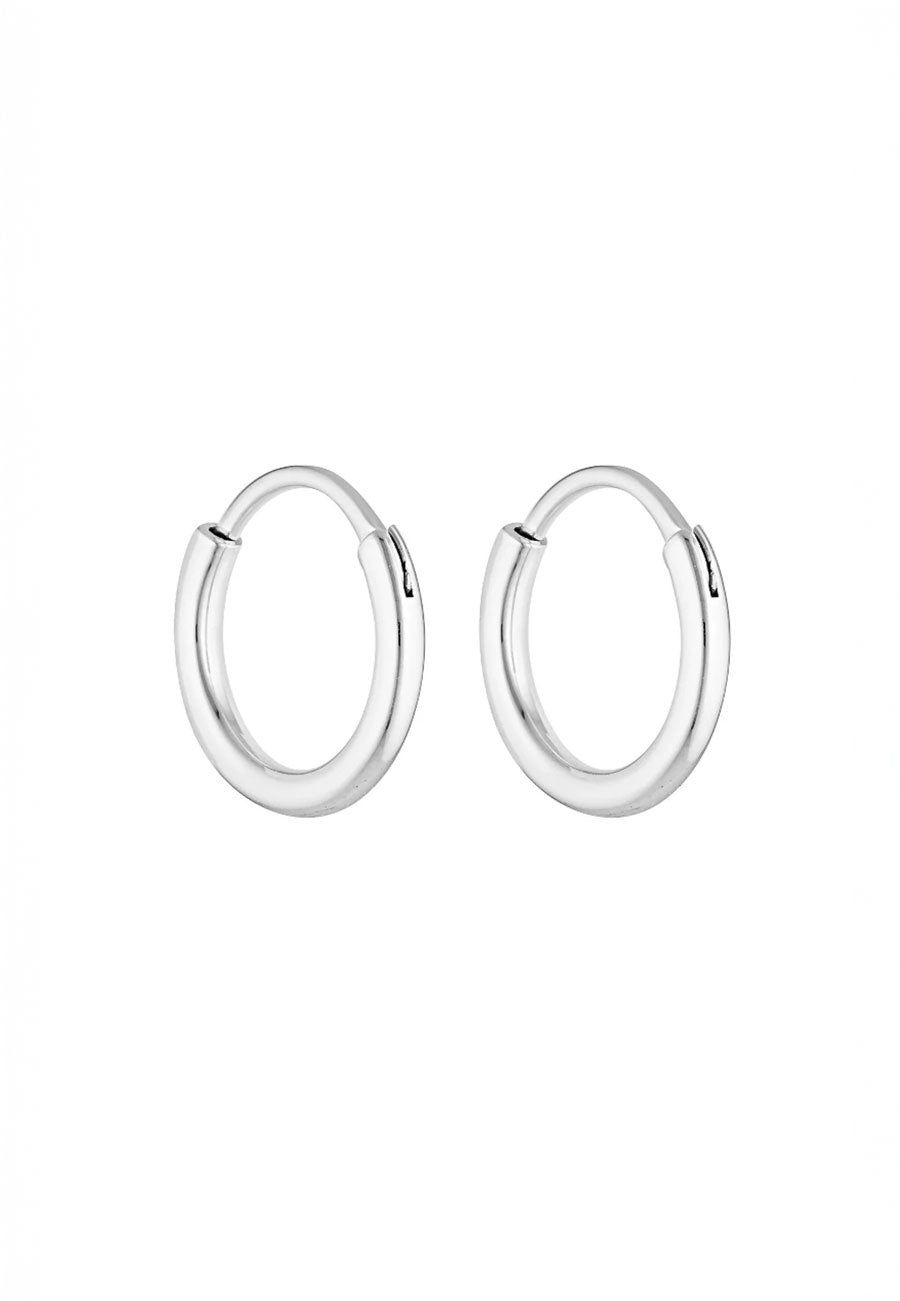 Porter Jewellery 90's Hoops Silver 20mm