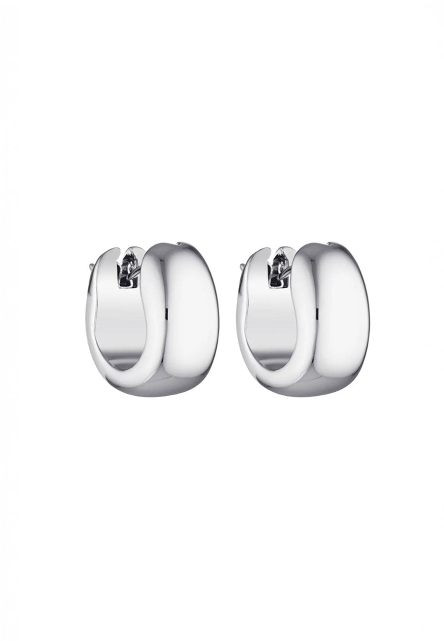 Porter Jewellery Blob Huggies Silver