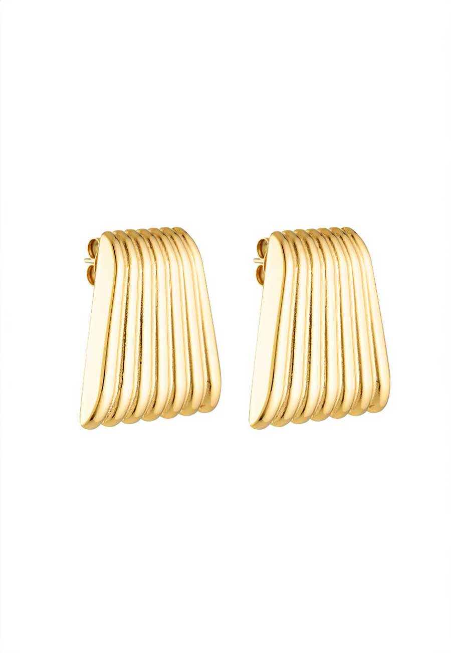 Porter Jewellery Caterpillar Earrings Gold