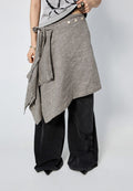 Arthur Origami Skirt Earth Stripe