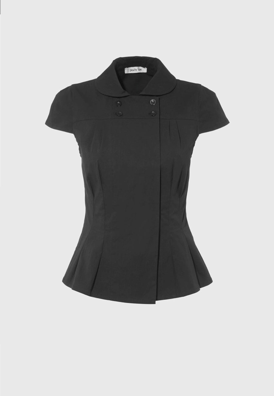 Peachy Den Missy Blouse Onyx