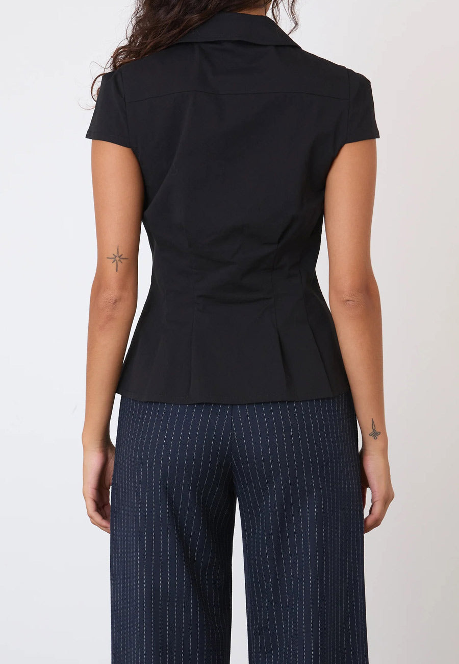 Peachy Den Missy Blouse Onyx