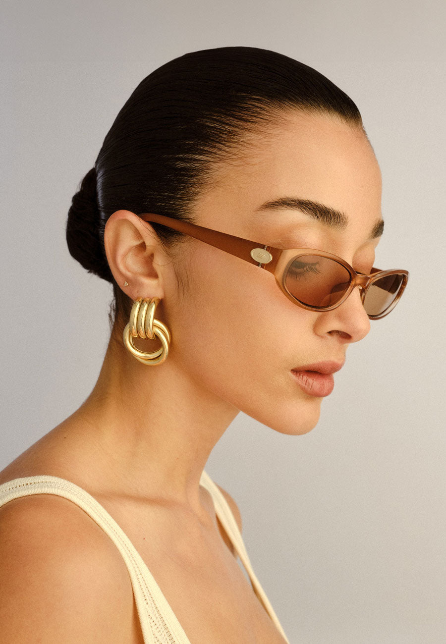 Le Specs Popalicious + Pearl Caramel