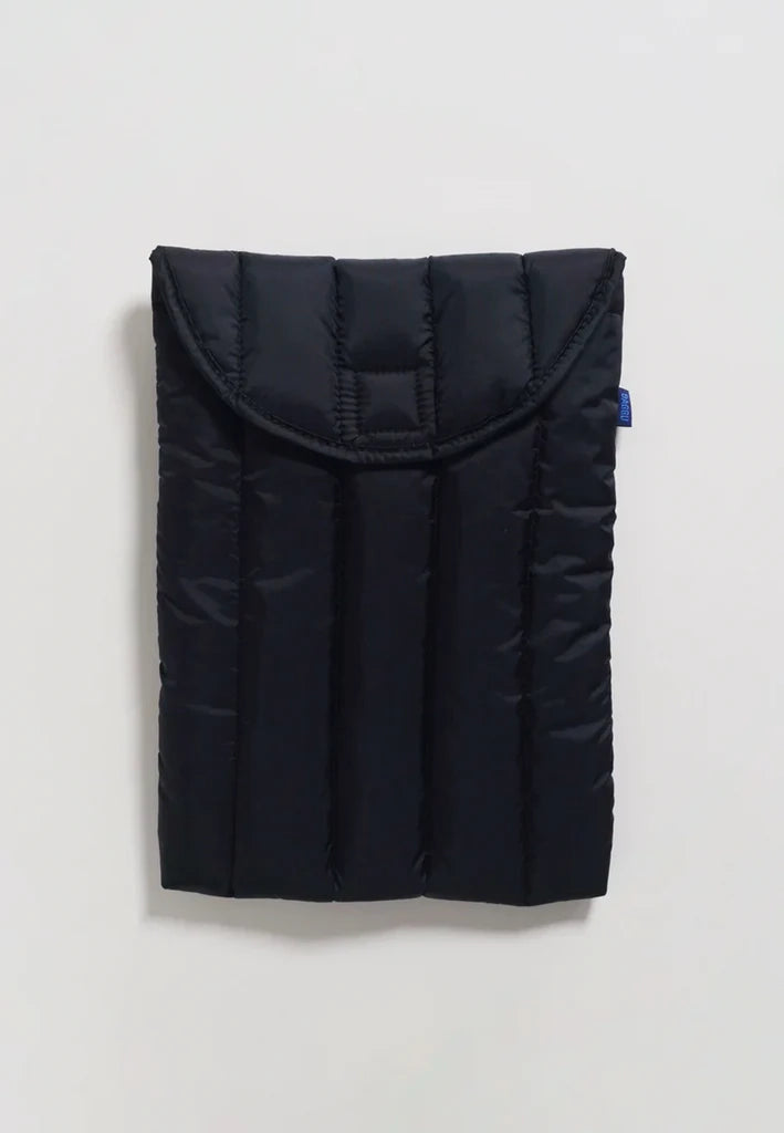 Baggu Puffy Laptop Sleeve Black 16"