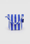 Baggu Puffy Earbuds Blue Painted Stripe