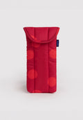 Baggu Puffy Glasses Sleeve Red Polka Dot