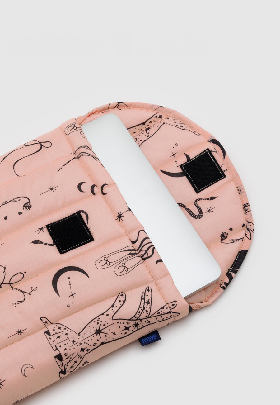 Baggu Puffy Laptop Sleeve Ballet Icons 13"/14"