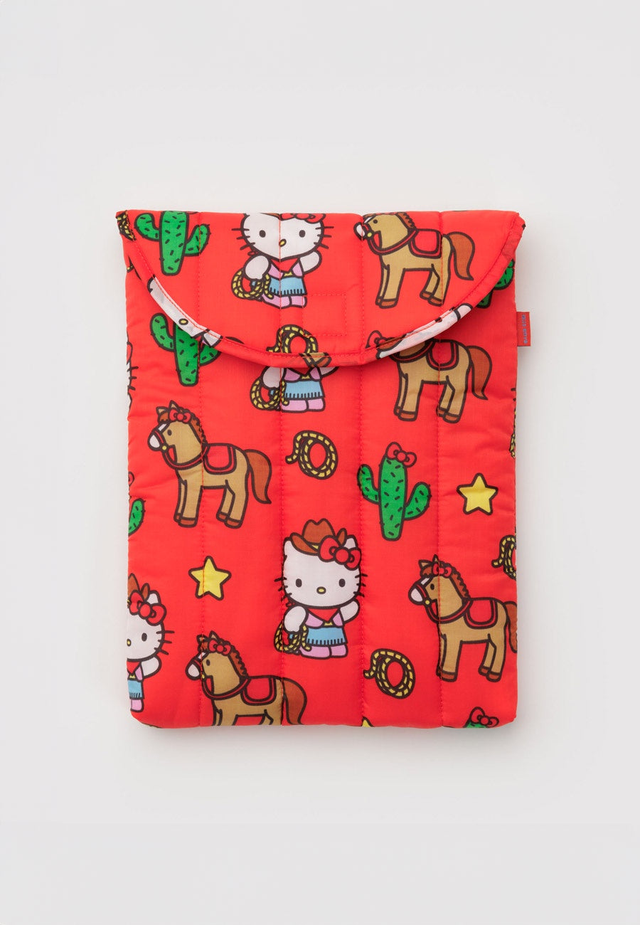 Baggu Puffy Laptop Sleeve Hello Kitty Western 13"/14"