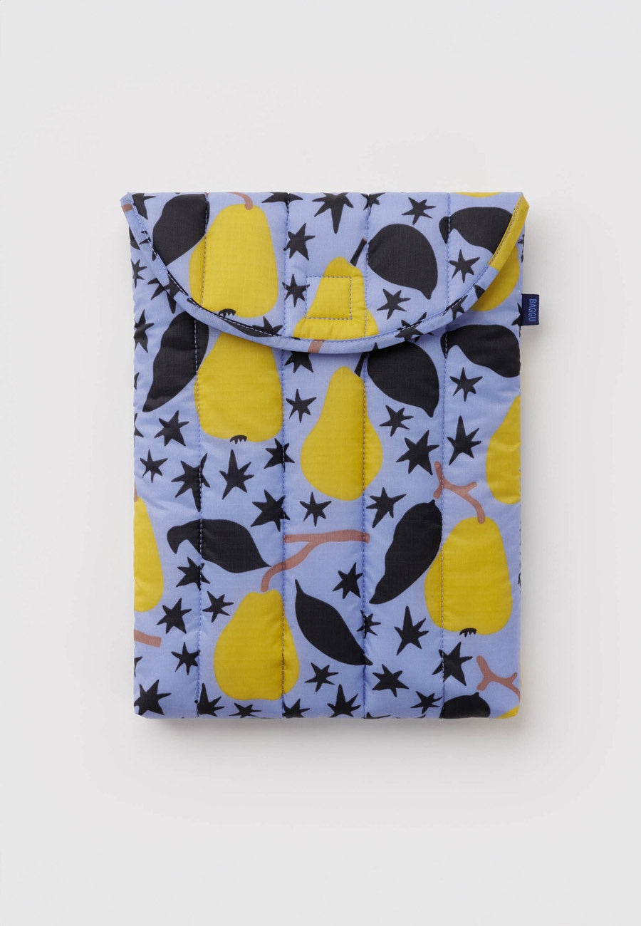 Baggu Puffy Laptop Sleeve 13"/14" Golden Pears