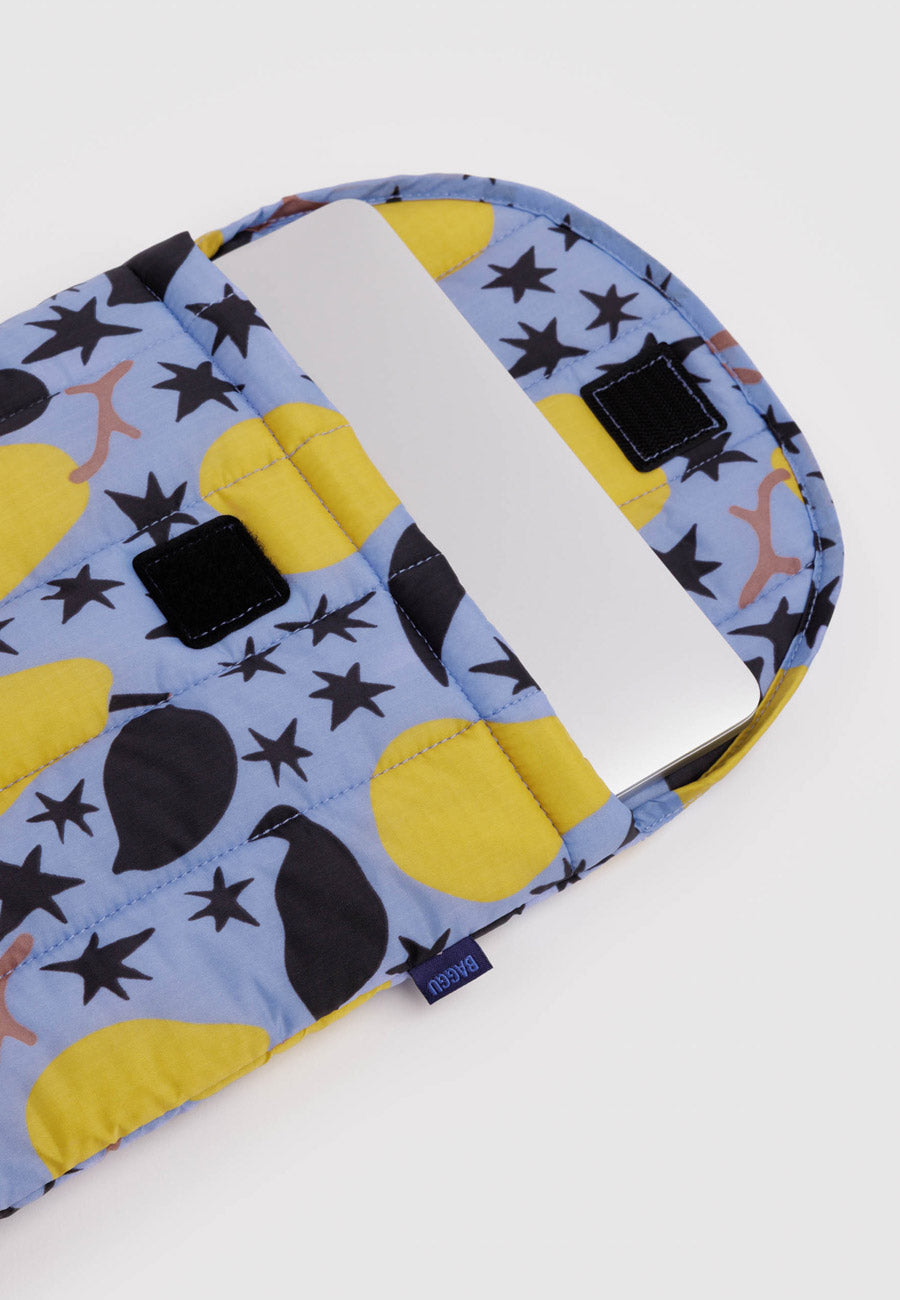 Baggu Puffy Laptop Sleeve 13"/14" Golden Pears
