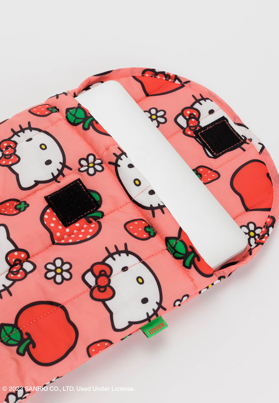Baggu Puffy Laptop Sleeve Hello Kitty Apple 13"/14"