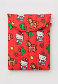 Baggu Puffy Laptop Sleeve Hello Kitty Western 16"