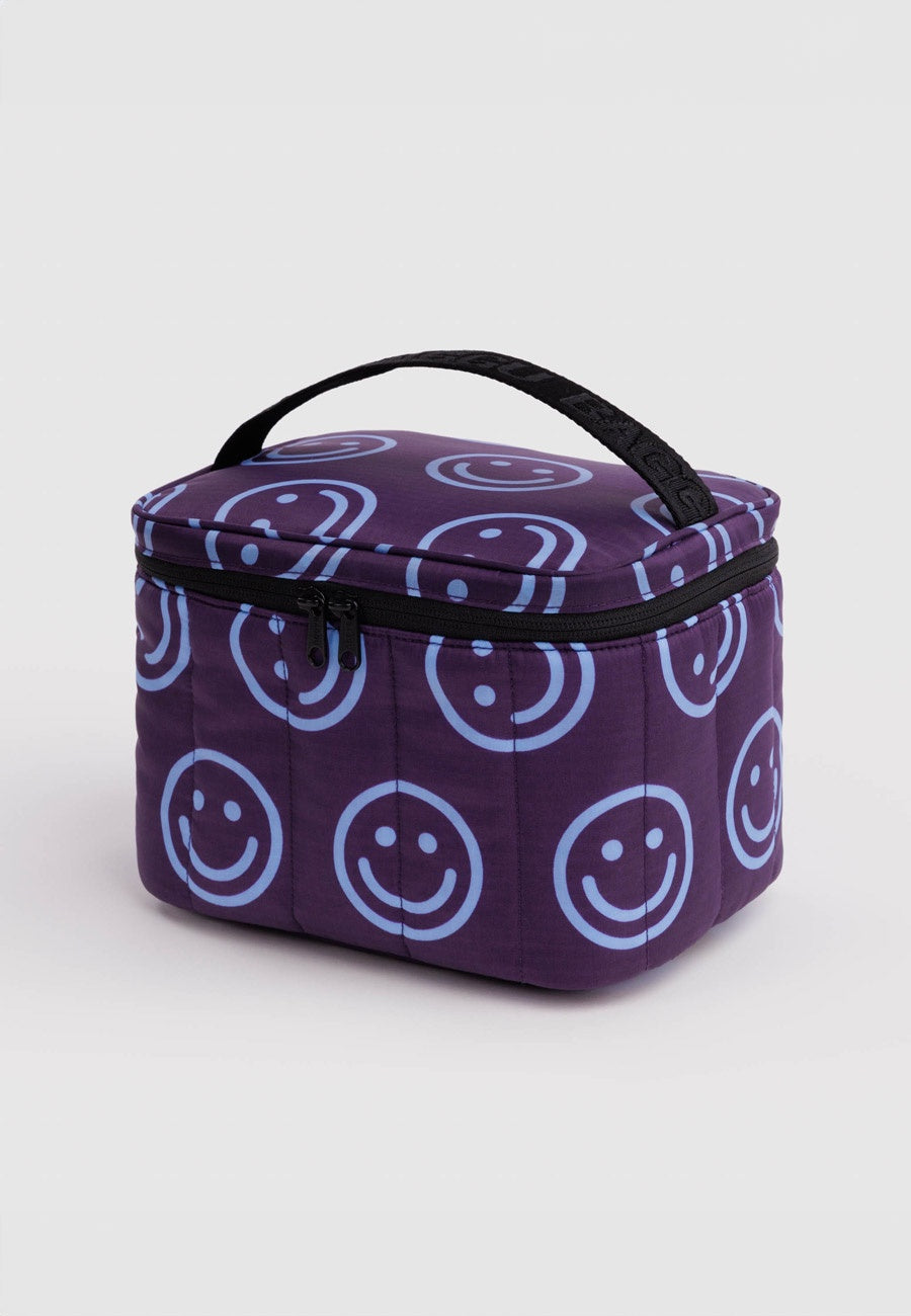 Baggu Puffy Lunch Bag Indigo Happy