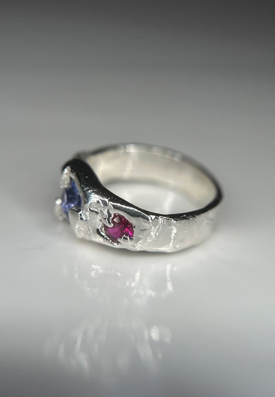 Venom Gemz Trio Ring Purple