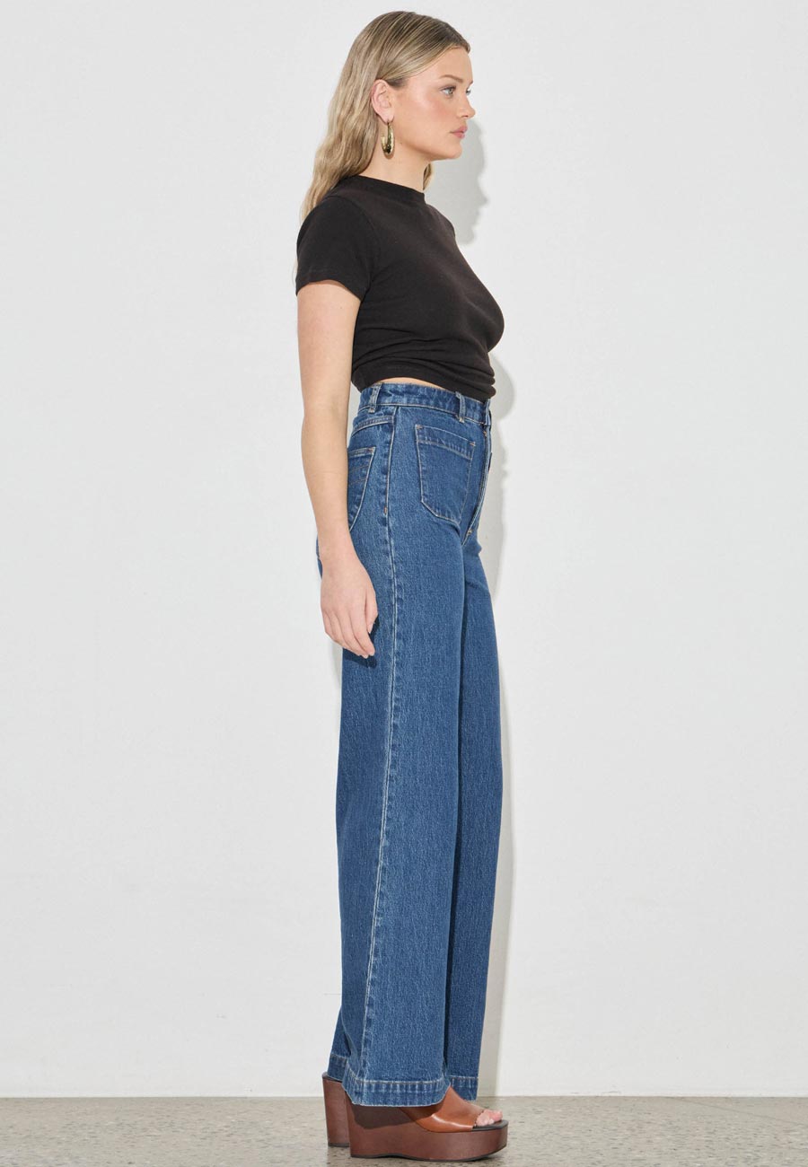 Rolla's Sailor Jeans Long Eco Ruby Blue