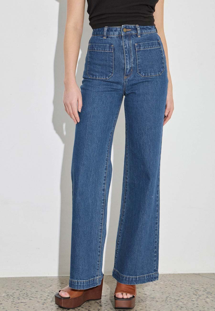 Rolla's Sailor Jeans Long Eco Ruby Blue