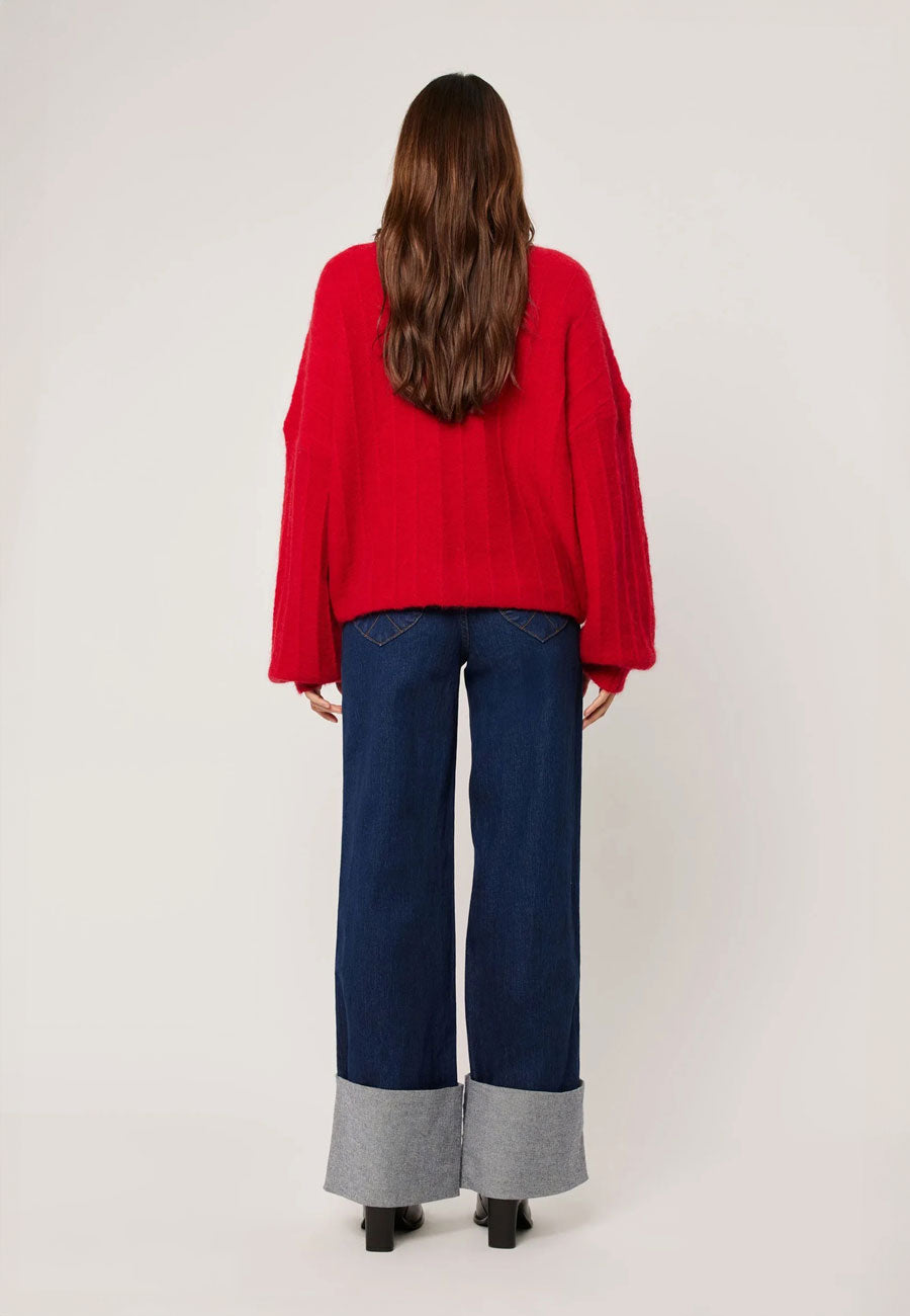 Rolla's Elodie Cardigan Crimson