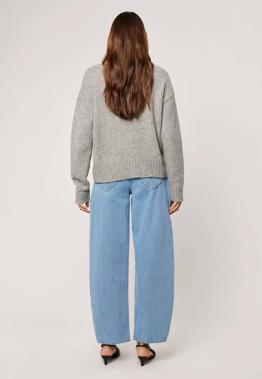 Rolla's Tomboy Merino Knit Grey Marle
